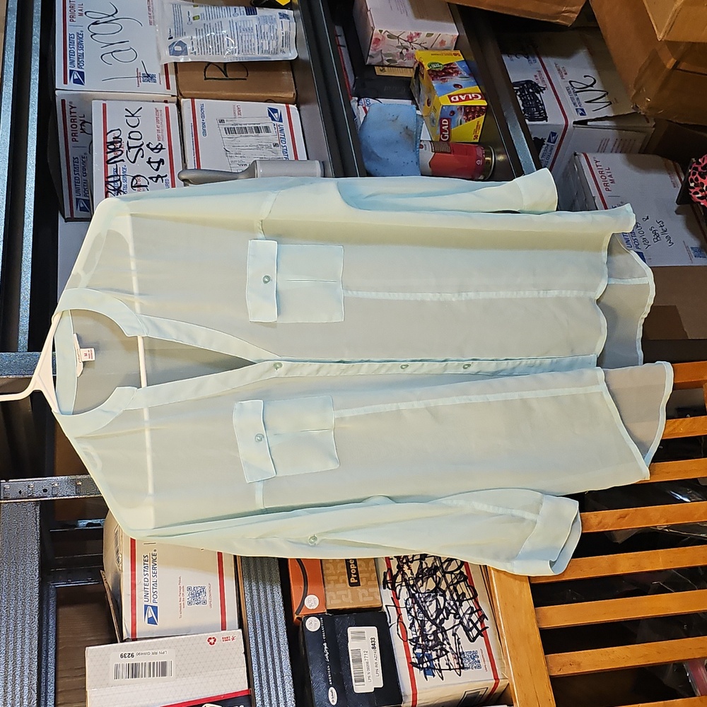 Candie's Y2K Sheer Button Up